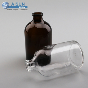 100 ml ढाला दवा कांच की शीशी कांच की बोतल - Product Image 1