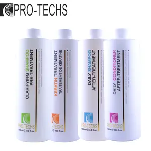 PRO TECHบราซิลKeratin Moisturizing Keratin Hair Care Treatment: StraighteningแชมพูและConditioner