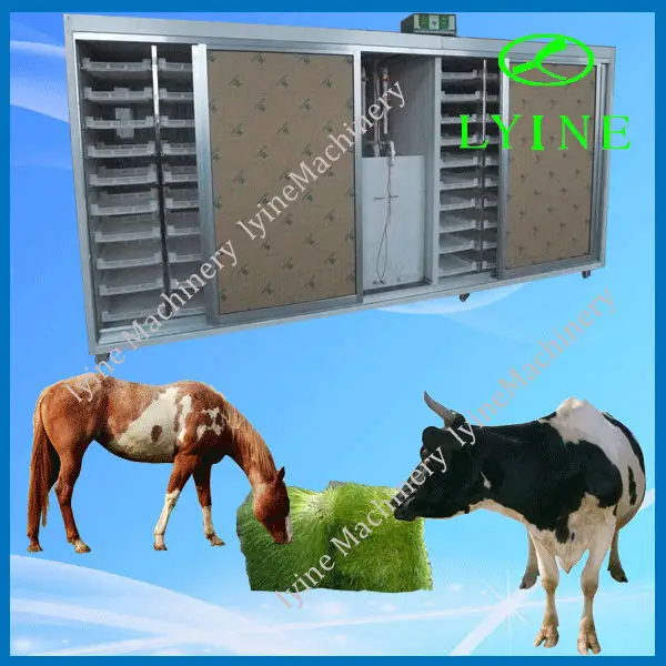 forraje sistema para alimentar el ganado haciendo / máquina verde de plántulas forraje / forraje verde máquina brotación