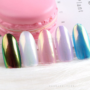 Nouveauté <span class=keywords><strong>Poudre</strong></span> à ongles <span class=keywords><strong>effet</strong></span> miroir Aurora néon Pigment nacré <span class=keywords><strong>effet</strong></span> coquille de sirène pour vernis à ongles gel - Product Image 5