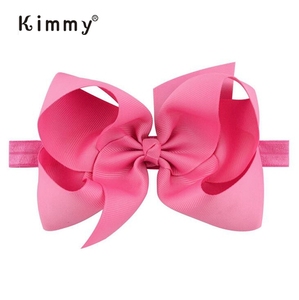 Diadema con Lazo Rosa Claro Estilo Dulce KIMMY para Bebés Recién Nacidos, Tamaño del Lazo 4.3 Pulgadas - Product Image 4
