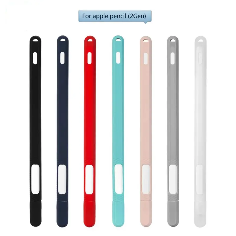 For Apple Pencil Case 2 2nd Generation, New Design Silicone Rubber Case With Nib Cover Skin Sleeve Holder For Apple Pencil Case