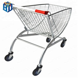 Chariot de courses à roulettes, matériaux utilisés pour les chariots de courses, <span class=keywords><strong>dimensions</strong></span> du chariot de <span class=keywords><strong>supermarché</strong></span> - Product Image 4