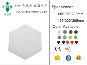 <span class=keywords><strong>Carrelage</strong></span> <span class=keywords><strong>hexagonal</strong></span> <span class=keywords><strong>vert</strong></span> pour mur ou sol 200*230*115mm de Foshan - Product Image 3