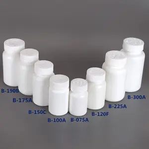 100ml 150ml 200ml 250ml 300ml White Hdpe Pharmaceutical Bottles Child Proof Medicine Pill Bottles