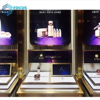 Étalage de présentation de cosmétiques haut de gamme Sephora avec éclairage LED pour les cosmétiques