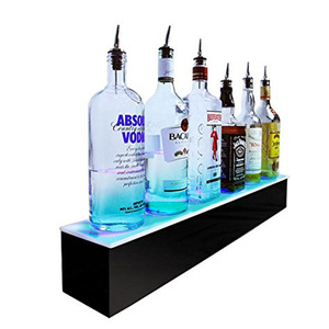 Factory Wholesale New Products Acrylic Custom Wine Display Liquor Cabinets Acrylic Bottle Led Lighted <strong>Bar</strong> <strong>Shelves</strong> - Product Image 2
