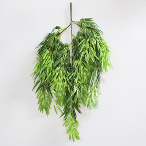Fausses plantes de <span class=keywords><strong>saule</strong></span> artificielles à suspendre, Faux feuillage, <span class=keywords><strong>feuilles</strong></span> de <span class=keywords><strong>saule</strong></span> - Product Image 5