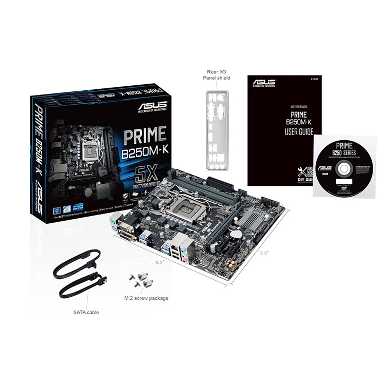 ASUS PRIME B250M-K Gaming Motherboard - Intel Socket 1151