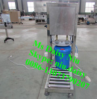 Máquina semiautomática de prensado de tapa de barril, máquina de prensado de tapa de cubo, máquina de tapado de cubierta de tambor