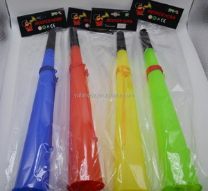 Carnevale tifosi di calcio corno di plastica di plastica lungo vuvuzela corno - Product Image 3