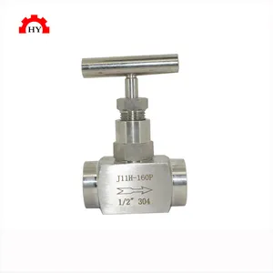 Chất Lượng Tốt J13w-160p Nữ Chủ Đề 3/8 Khí Nén Tiêu Chuẩn Ss316 Van Kim