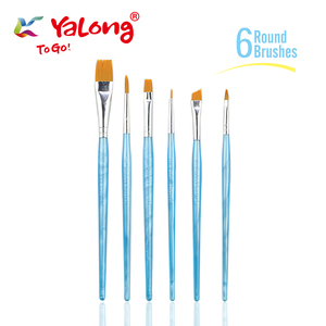 Pinceles de Pintura Artísticos Yalong, Superventas, Semitransparentes, con Mango de Plástico, 6 Piezas - Product Image 5