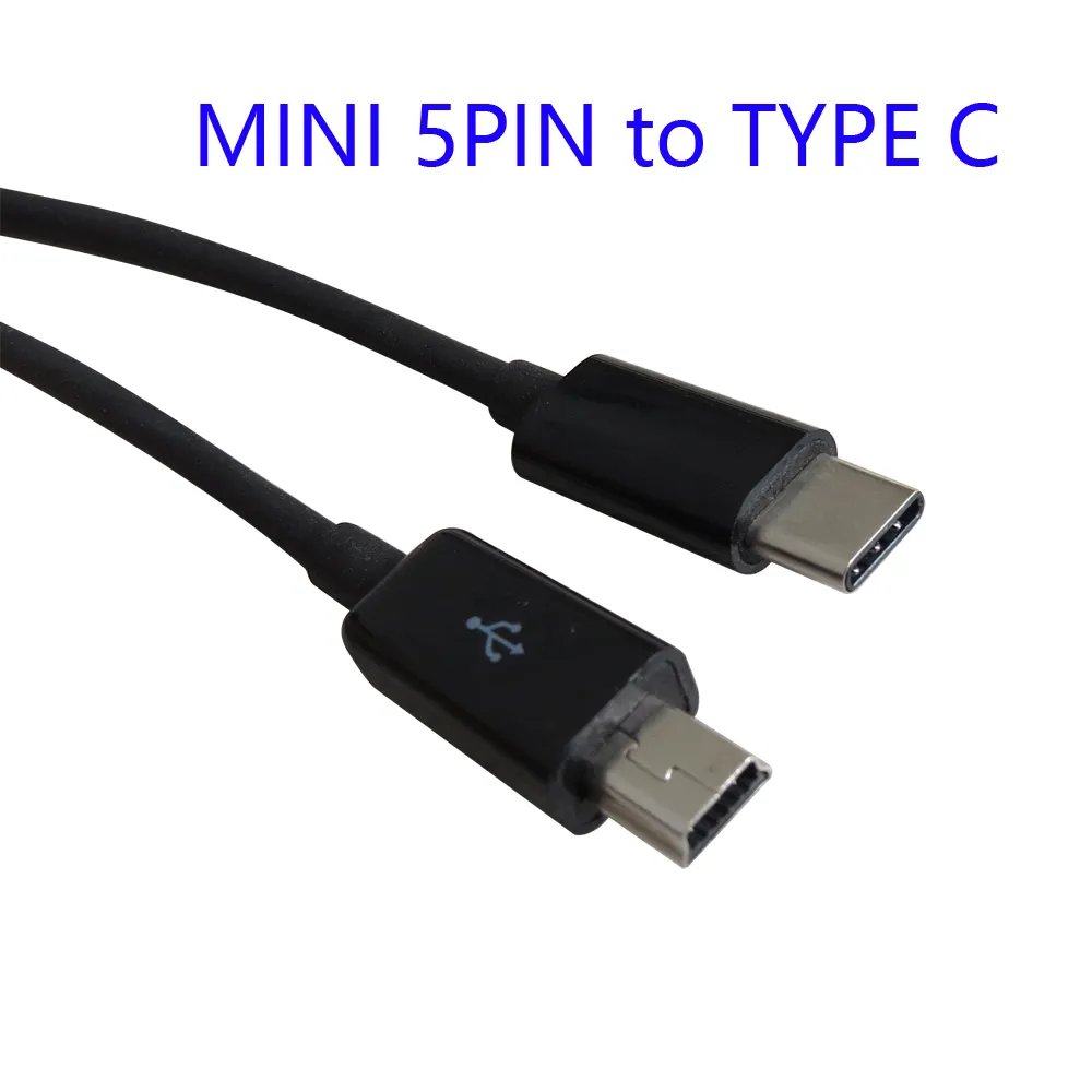 USB 형 C to Mini USB Cable USB-C Male to Mini-B Male Adapter 30 센치메터