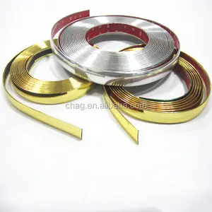 gold chrome cover 3M tape car decoration trim