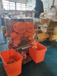 Máquina exprimidora de naranja profesional automática, encimera
