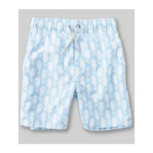 Solid Color Fashionable Boys Swim Trunks Custom Logo Hot Summer Board Shorts