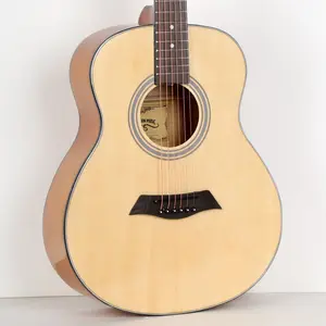 HS-C1-N 36 inch small size colour travel vintage woods acoustic guitar china supplier