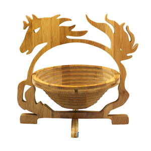 Cesta de Frutas Plegable Decorativa de Bambú Ecológico y Bandeja Colgante Tipo <span class=keywords><strong>Hamaca</strong></span> para Uso en la Cocina - Product Image 3