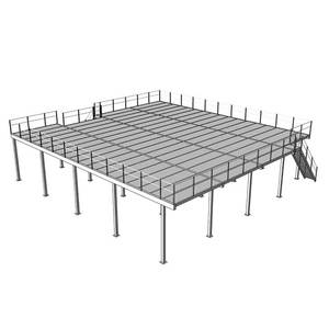 Warehouse <strong>Storage</strong> Q235 Steel Platform Mezzanine <strong>Racking</strong> Powder Coated Corrosion Protected Plug-In Installation - Product Image 3