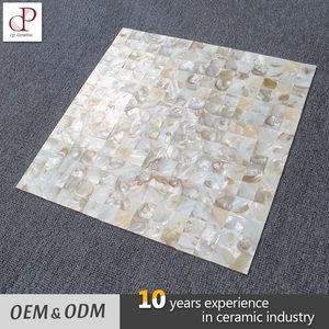 Baño fabricante cocina backsplash <span class=keywords><strong>pared</strong></span> <span class=keywords><strong>blanco</strong></span> Madre de la perla Shell mosaico - Product Image 3