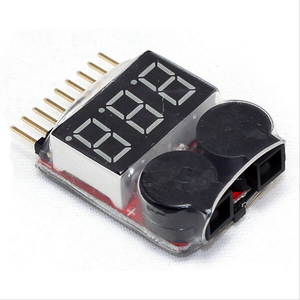 3,7-30V 1-8S Lipo/Li-ion/Fe de voltaje de la batería 2IN1 de zumbador de baja tensión alarma - Product Image 1