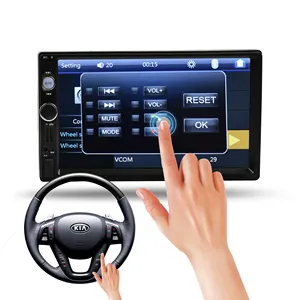 7 "coche Radio Estéreo 2 Din Autoradio coche reproductor Multimedia con GPS MP5 trasera ver la función de cámara de