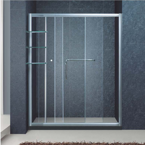 <span class=keywords><strong>1</strong></span> Fija 2 Puertas Correderas de <span class=keywords><strong>Ducha</strong></span> Pantalla Con Estantes de Cristal Abierta (KD6001) - Product Image 1