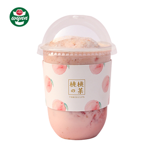 Bulk U Shape Pearl Milk Tea clear 500ml disposable plastic cups prices with Lids