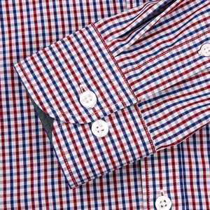 De los hombres de tela de bambú contraste a Yugo botón abajo camisa - Product Image 4