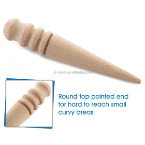 YIFENGマルチサイズラウンドウッドレザーバーニッシャーレザーエッジ研磨ツール - Product Image 2