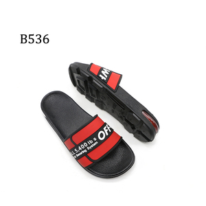 Sandalias planas de PVC con Logo personalizado para hombre, Chanclas de playa, hogar, Arabia, India, para verano - Product Image 3