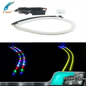 RGBW 追逐灵活的 drl led 带与 swichback 日间运行灯