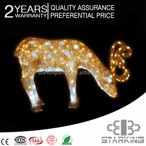 คริสตัล sculpturechristmas ตกแต่งเลื่อนขายร้อน - Product Image 4