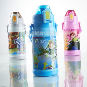 2016 <span class=keywords><strong>Feliz</strong></span> Año Nuevo Productos de Dibujos Animados de Acero Inoxidable Botellas de Agua Para El Bebé/Niños Con Paja 8069 - Product Image 2