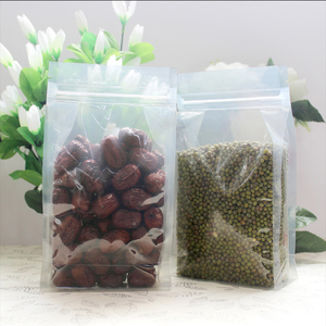 <span class=keywords><strong>Hoyo</strong></span>, bolsas de almacenamiento de bocadillos con refuerzo de fondo plano transparente personalizado, bolsa de pie para facilitar el envasado de alimentos - Product Image 4