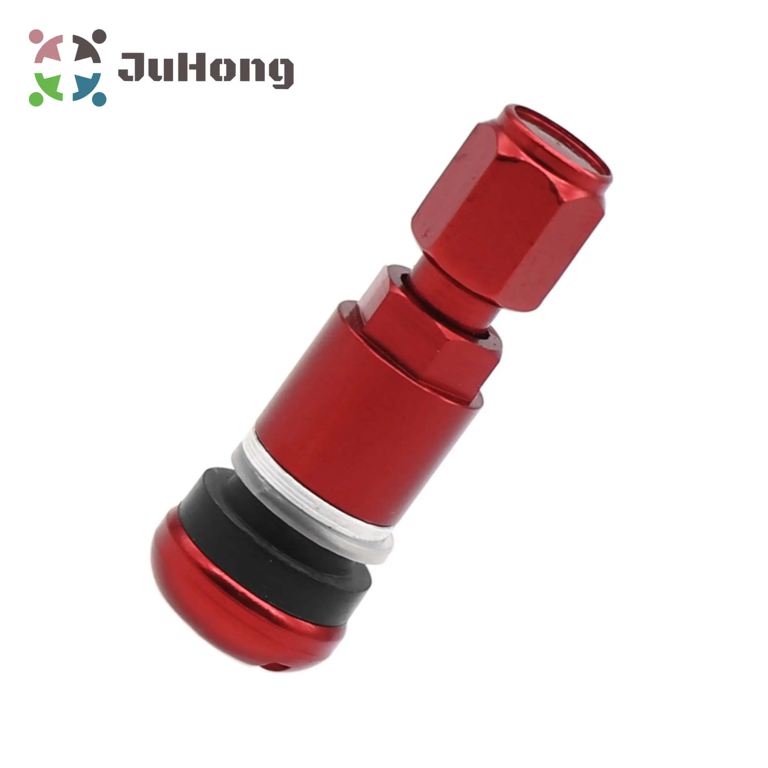 RED Anodized MS525AL Aluminum Tire Valve Hex Fits Most Cars Standard Rim Hole Tire Repair Tools