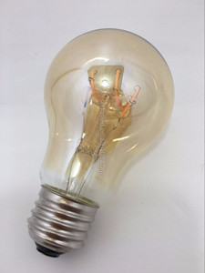A19 A60 Style Antique Vintage 4 W Dimmable avec Base E26 <span class=keywords><strong>Quad</strong></span> Loop Filament ampoule LED - Product Image 6