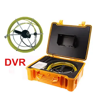 20m High Definition 7 inch LCD Monitor Industrial Pipeline Endoscope system With DVR Function 23MM Camera Head