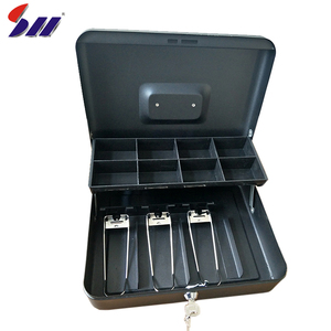 300/240/90Mm Bền Tám Ngăn Hộp Thép Tiền Mặt Mini An Toàn Có Tay Cầm - Product Image 4