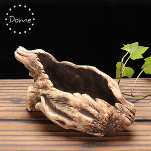 Vaso per Piante Succulente <span class=keywords><strong>Design</strong></span> Tronco d'Albero in <span class=keywords><strong>Cemento</strong></span> - Product Image 5