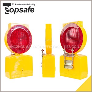 Amarillo Lente de La PC CE Solar semáforo destello, luz intermitente de seguridad vial - Product Image 2