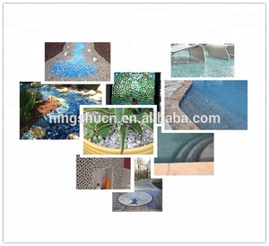 Galets de verre cristal recyclé coloré décoratif super lisse poli pour finition de <span class=keywords><strong>piscine</strong></span> - Product Image 6