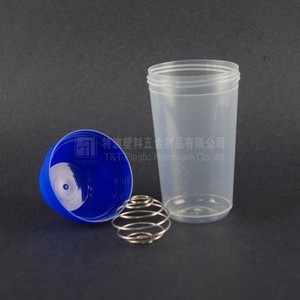 Plástico coctelera coctelera con el metal ball / 300 ml vaso mezclador / venta al por mayor protein <span class=keywords><strong>shaker</strong></span> - Product Image 4