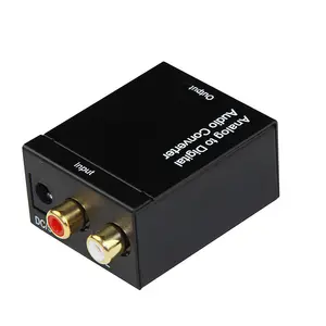 SPDIF + L/R RCA arayüzü Analog dijital koaksiyel ve optik S/PDIF Toslink ses dönüştürücü