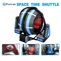 Simulador de Vuelo VR 9D FuninVR para Interiores con Pantalla de 50 Pulgadas y un Solo Asiento para Uso Comercial