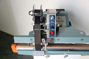 Pfs-650 marco de aluminio bolso de la hoja de pedal pedal sellador máquina con codificador - Product Image 3