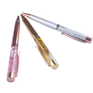 2018ตลาดใหม่สีรุ้ง Glitter Ball Pen โปรโมชั่นโฆษณาของขวัญปากกา Glitter