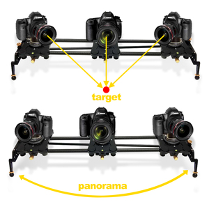 Nouveau curseur vidéo ramping en fibre de carbone à boucle automatique 80cm / 120cm pour appareil photo time lapse <span class=keywords><strong>dolly</strong></span> dslr motorisé - Product Image 2