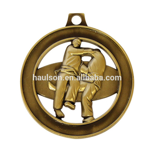 Kampioenschappen Foetale Vuist Judo Kung Fu Award Taekwondo Trofee Tin Medaillon Medailles - Product Image 6